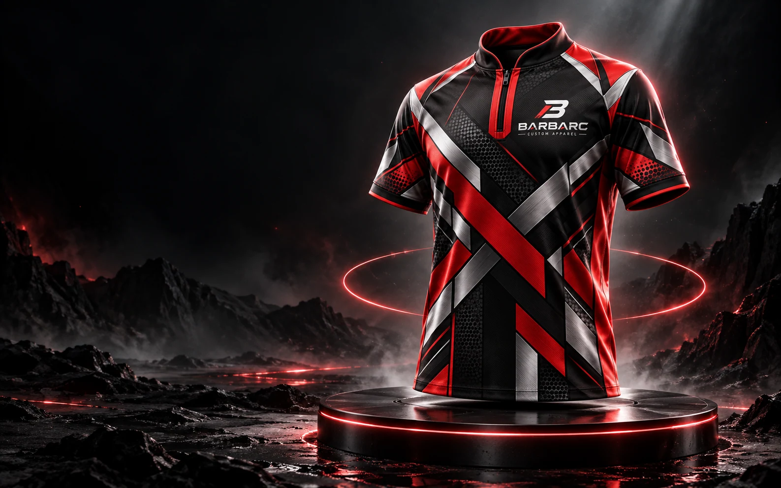 Custom BARBARC sports shirt